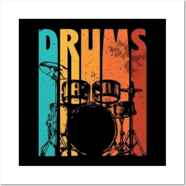 Drums Forever Wall Art by Omartista64